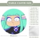 thumbnail image 2 of Lesbian Space Princess-theme Fitted Round Tablecloths Elastic Edged Table Covers Waterproof Table Cloth for Kitchen Holiday Party Tables Decor 150cm, 2 of 6