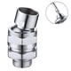 thumbnail image 2 of Conector de ducha, rótula, cabezal de ducha, adaptador de bola giratoria, extensión de brazo de ducha ajustable, componente universal, níquel cepillado, 2 of 8