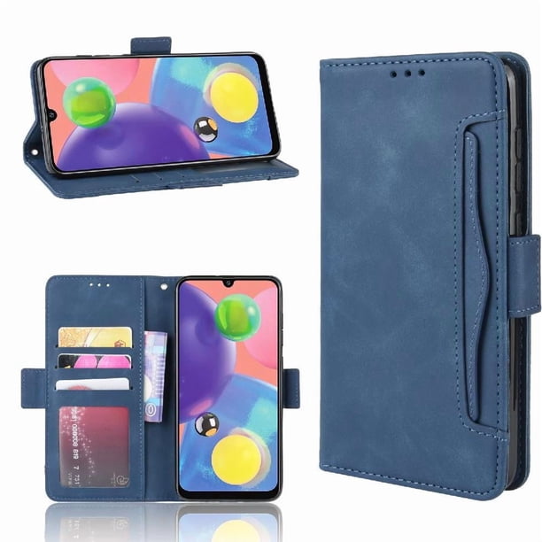 Funda Cartera Magnética para Samsung Galaxy A70S- Tarjetero Desmontable, Cuero PU, Soporte
