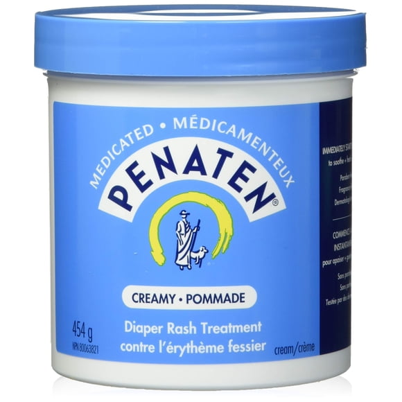 Tratamiento para dermatitis del pañal Penaten Medication Creamy, 454 g