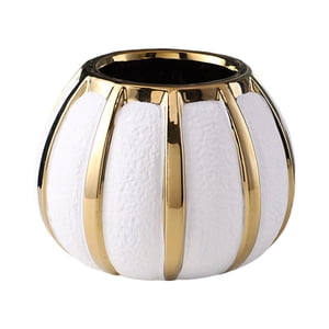 Bothyi - Florero De Cerámica Florero De Escritorio Floreros De Arte Decorativo Para La Decoración Del Hogar De La Boda De La Chimenea 20Cmx14.7Cm