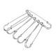 thumbnail image 3 of 50 imperdibles de hierro para hacer joyas, accesorios de ropa, manualidades, 75 mm, 3 of 8
