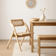 thumbnail image 3 of Silla Ambar Plegable de Madera Rattan Natural, 3 of 7