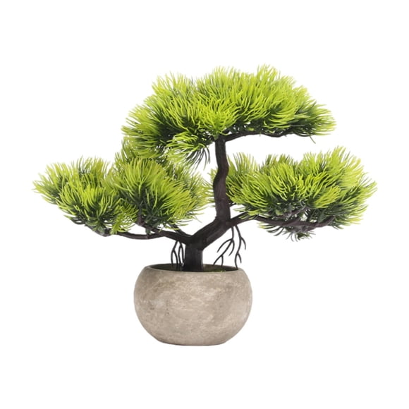 Árbol Bonsái Artificial Árbol Bonsái Falso Para Sala De Estar Inauguración De La Casa Escritorio Verde Claro