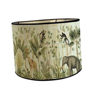 Ioensy - Pantalla De Tambor E27 Pantallas De Lámpara De Bambú Hechas A Mano Para Lámparas De Mesa Lámparas De Noche Animales