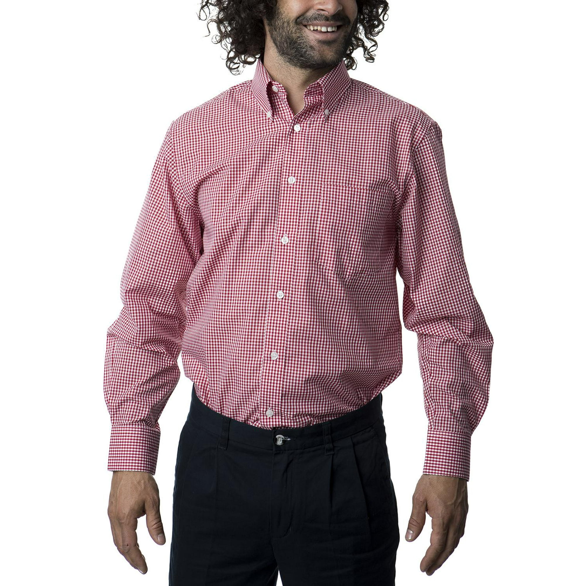 Kotting - Camisa Premium Fantasía Cuadrillé Rojo 43