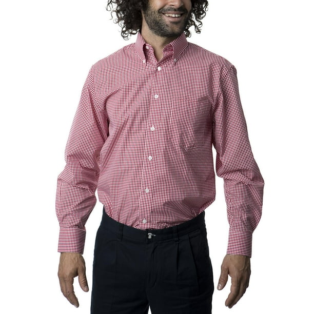 Camisa Premium Fantasía Cuadrillé rojo 44
