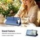 thumbnail image 3 of Funda Billetera Floral en Relieve iphone17 air con Tarjetero y Cremallera Azul, 3 of 6