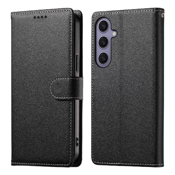 Funda para FOXDOCK Samsung Galaxy S24 Plus– Cuero Premium, 3 ranuras para tarjetas, Protección contra impactos