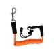 thumbnail image 2 of Canoa Kayak Paddle Leash Correa Con Mosquetón Tabla De Surf Elástica Cuerda De Surf Naranja, 2 of 5
