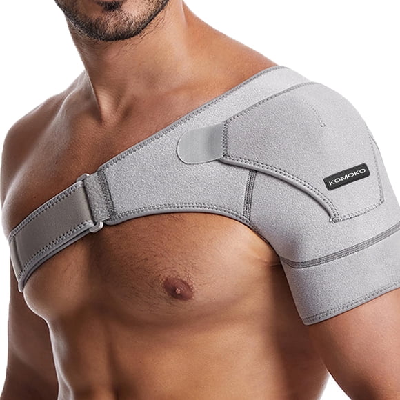 Hombrera Komoko Rotator para manguitos con bolsa de hielo, color negro