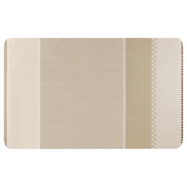 REGALWOVEN Alfombra de Cocina Moderna Suave y Confortable Absorbente Antideslizante Lavable para Piso Marrón-3 20" x 32"