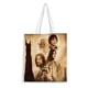 thumbnail image 1 of El Señor de los Anillos Bolso de tela con estampado de lienzo para mujer, bolsa de compras reutilizable y estética, con cremallera interior, regalo para mujer, 35 × 40 cm., 1 of 6