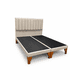 thumbnail image 1 of Cama King Lineal Beige en Lino Sin Colchón, 1 of 5