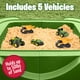 thumbnail image 3 of Set Sandbox John Deere con funda protectora y 5 camiones, 3 of 8