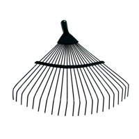 Ioensy - Rastrillo De Jardín Con Cabezal De 22 Pulgadas Para Plantas, Césped, Recolección De Hojas, Nivelación Y Mantillo