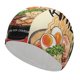 thumbnail image 1 of Ramen Gorro de Natación de Licra, Gorro de Baño de Tela Cómoda, Gorro Elástico Antideslizante para Hombres, Mujeres y Niños, 1 of 6