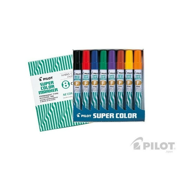 Marcador Permanente Sca Biselado 12 Colores