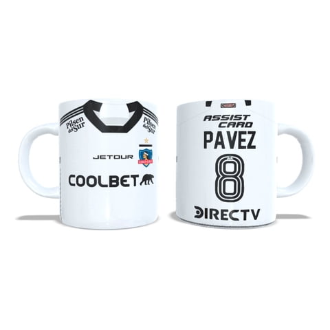 Arumistorechile - Tazon Taza + Porta Vaso Colocolo 2024 Esteban Pavez