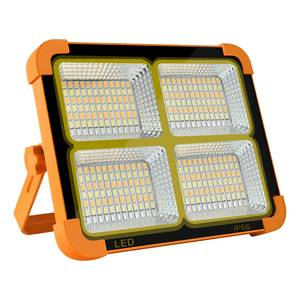 Genérico - Luz Solar Portátil Led 100W 10000Lm Ip66 Luz Emergencia Naranja Color De La Luz Blanco Genérica Rz.W1000W