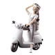 thumbnail image 5 of Art Girl Figurita Artesanal Escultura Decorativa Para Arreglo Decoración De Escritorio En Motocicleta, 5 of 5