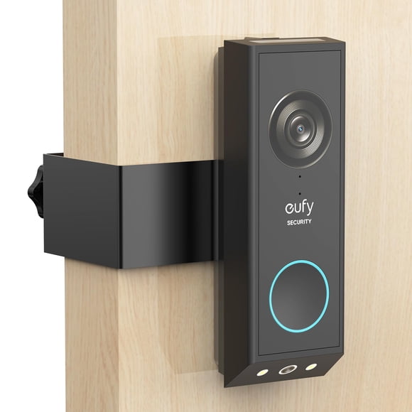 Montaje de puerta PEF Eufy E340 anti-robo sin taladrar