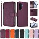 thumbnail image 3 of Funda Cartera Mariposa para [Samsung Galaxy A57] con Soporte y Cremallera Violeta, 3 of 6