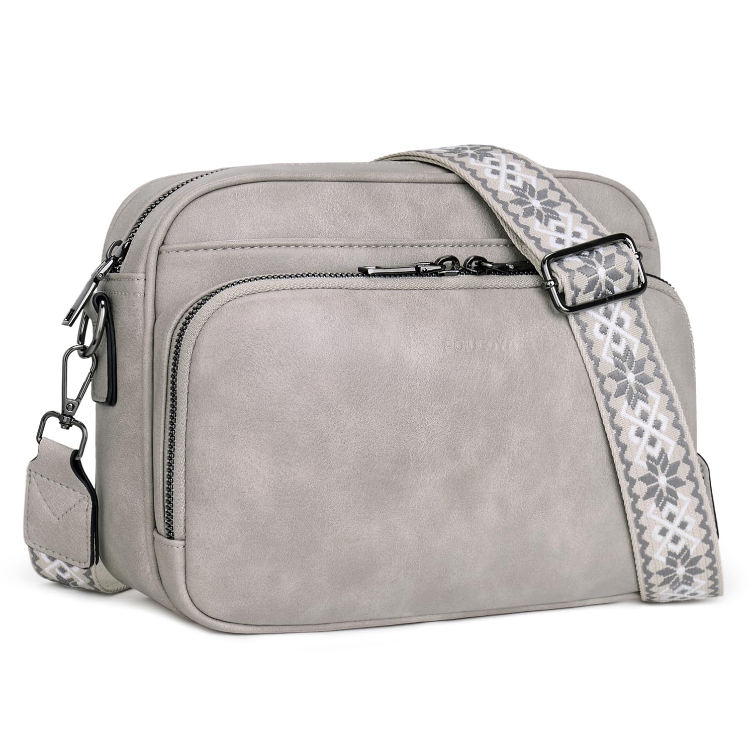 Bandolera Poiugoya De Cuero Vegano De Moda Para Mujer