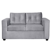 Colbox - Sofá Nova 2 Cuerpos Felpa Gris