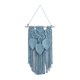 thumbnail image 3 of Tapiz Colgante De Pared De Macramé Con Borlas De Hojas, Adorno De Pared Elegante Para Telón De Fondo, Azul, 3 of 3