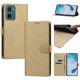 thumbnail image 3 of Funda Cartera de PU para Motorola Moto G05 con Tarjetas, Dorado, 3 of 6
