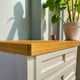 thumbnail image 3 of Velador de madera 3 cajones 50x40x60 color Blanco cubierta Miel, 3 of 3