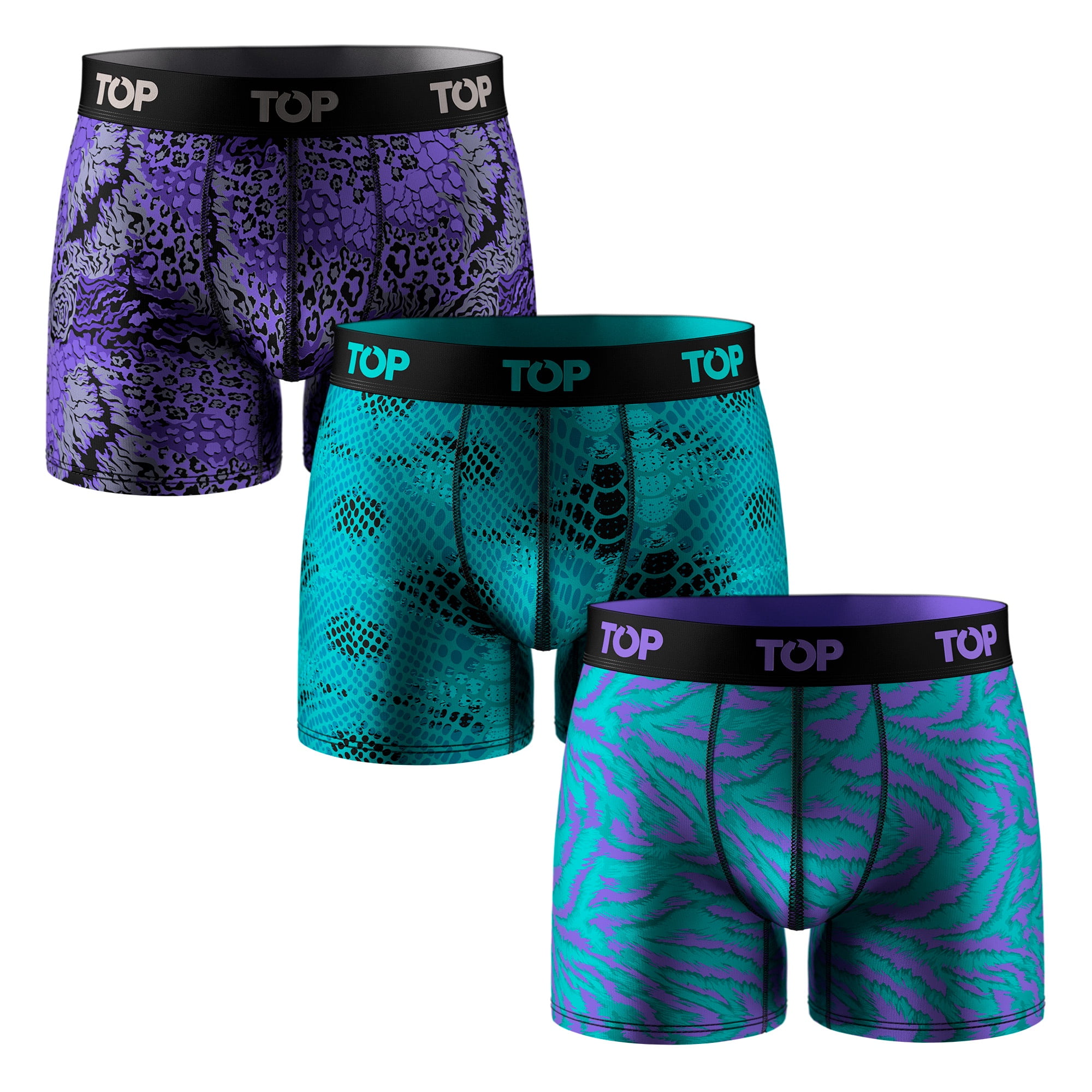 Top - Bóxer Medio Microfibra Pack 3 Coleccion Skins C2