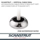 thumbnail image 2 of Sello de cable Scanstrut DS40-S para conectores de hasta 40 mm de acero inoxidable, 2 of 6
