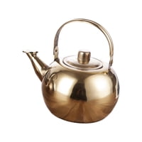 Magideal - Tetera De Acero Inoxidable Para Servir Café, Mesa Para Servir, Utensilios De Cocina, Hervidor De Café Para El Hogar, Restaurante, Cocina, Regalos De A 2L