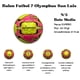 thumbnail image 2 of Balon Futbolito Futbol 7 Olymphus San Luis N°5 Bote Medio, 2 of 10
