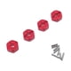 thumbnail image 5 of Adaptador De Conversión De Transmisión De Buje Hexagonal De Rueda 4x Para Wltoys 1/14 14400 RC Car Red, 5 of 5