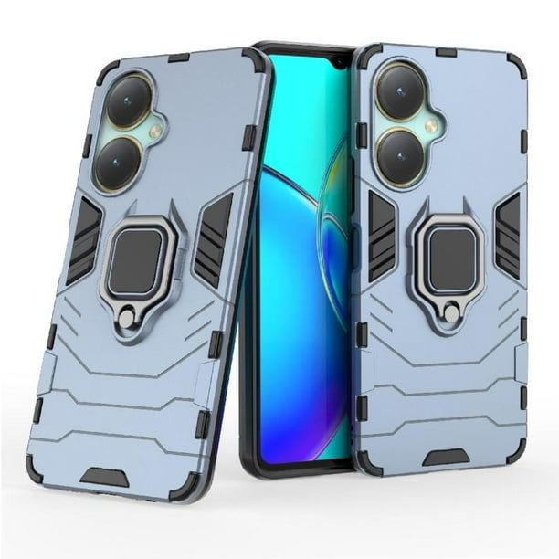 FOXDOCK Funda Antigolpes para VIVO Y27 4G – Protección Total con Soporte y Diseño Robusto