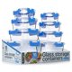 thumbnail image 1 of Contenedores para Alimentos BAKKENMASTER 16 piezas de Borosilicato, 1 of 8