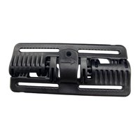 Magideal - Hebilla De Liberación Rápida De Chaleco Para Correa De 1,5 Pulgadas, Desconexión Rápida Para Portaplacas, Accesorios De Chaleco De , Resistente Al , Negro Largo