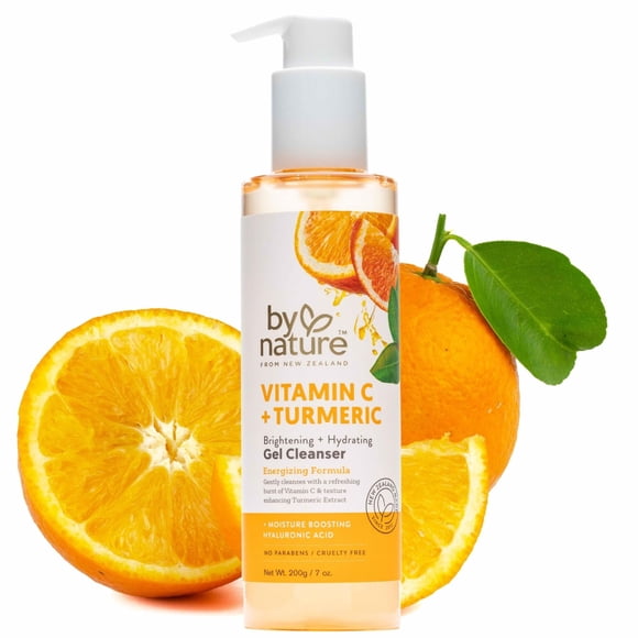 Gel Limpiador By Nature 200 g Vitamina C + Cúrcuma