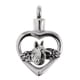 thumbnail image 3 of Precioso Cachorro Perro Corazón Urna Colgante Recuerdo Conmemorativo Cremación Cenizas Medallón, 3 of 5