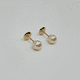 thumbnail image 1 of Aros Perla, tope rosca de oro18k, 1 of 3