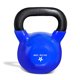 thumbnail image 1 of Kettlebell Yes4All con revestimiento de vinilo, 20 kg, azul oscuro, 1 of 7