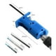 thumbnail image 2 of Adaptador De Sierra Para Taladro + 3 Hojas Madera Metal Pvc azul, 2 of 5