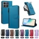 thumbnail image 4 of Funda con Billetera para [Motorola Moto G37/G37 Power] con Bolsillo Zipper y Tarjetero Azul lago, 4 of 6