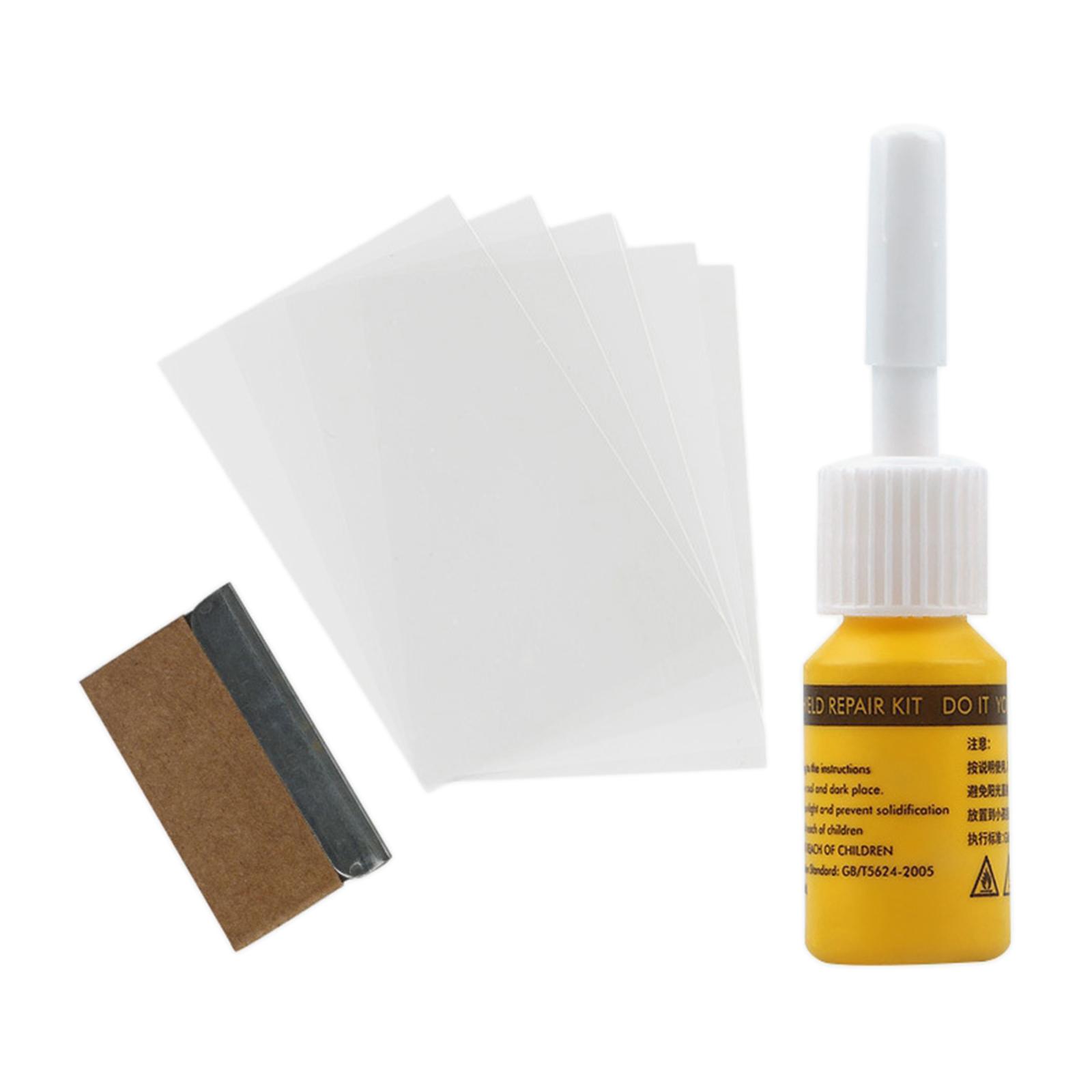 Ioensy - Líquido De Reparación De Vidrio, Herramienta De Reparación De Grietas De Parabrisas, Relleno De Vidrio De Grietas Diy
