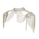thumbnail image 1 of Cadena De Hombro Para El Cuerpo Cadena De Hombro De Moda Para Fiesta De Graduación Boda Verano Playa Oro Plata, 1 of 3