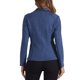 thumbnail image 3 of INSPIRE CHIC Chaqueta de Mujer de Imitación de Ante con Botones, Cuello con Solapa y Mangas Largas, Talla XL, Azul Oscuro, 3 of 6