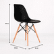 thumbnail image 4 of Pack de 4 Sillas Eames Negra, 4 of 7